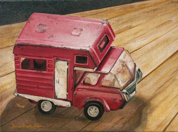 Pink Tonka Truck by Jamie Kuli McIntosh