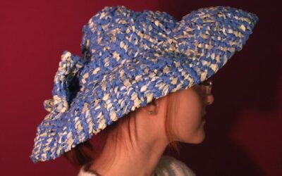 tape + drowsy ambition = woven hat
